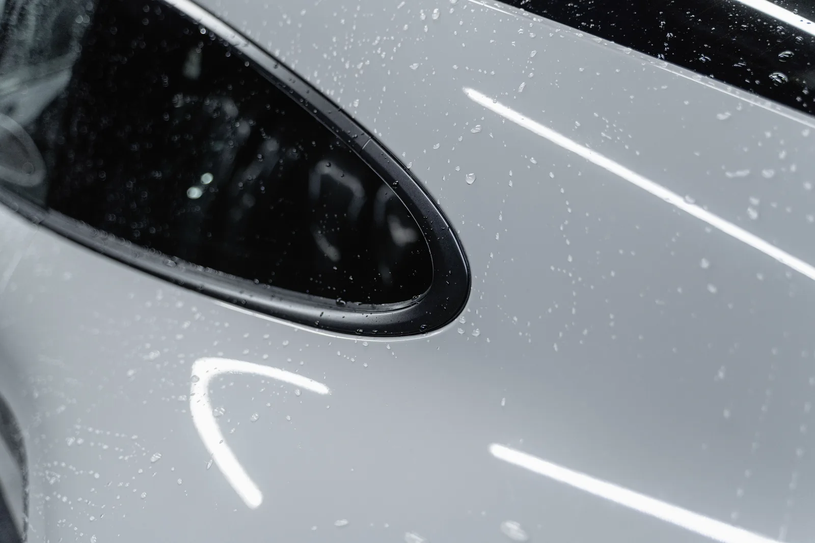 Solvent-silver, sheeting under the strip light